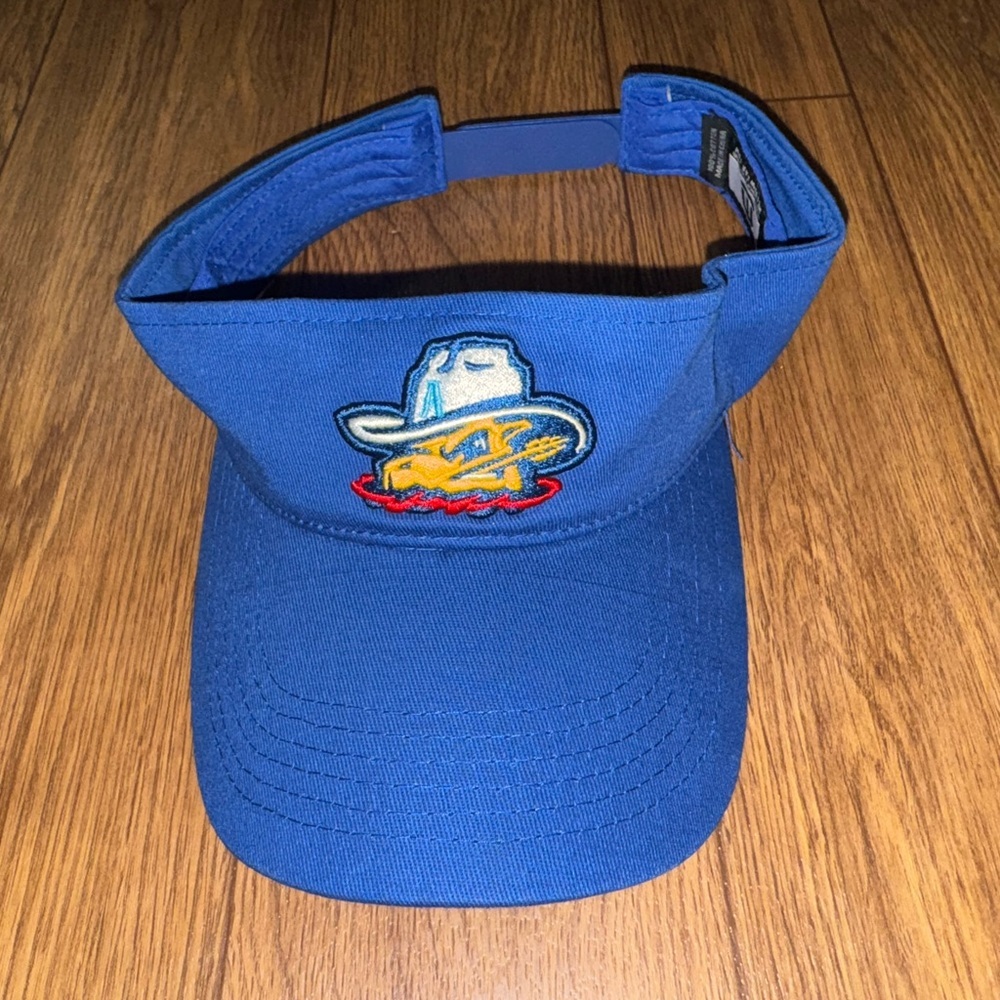Amarillo Sod Poodles Blue State hook loop visor melonwear minor league affiliate